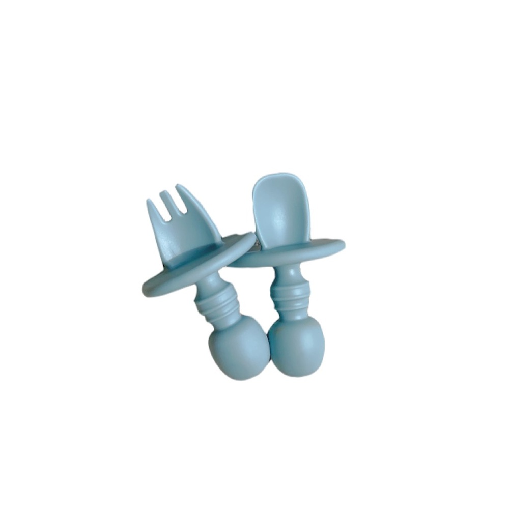 ⭐️ BOGO ⭐️ 6 piece silicone feeding set- Ether Blue - Picture 3 of 7